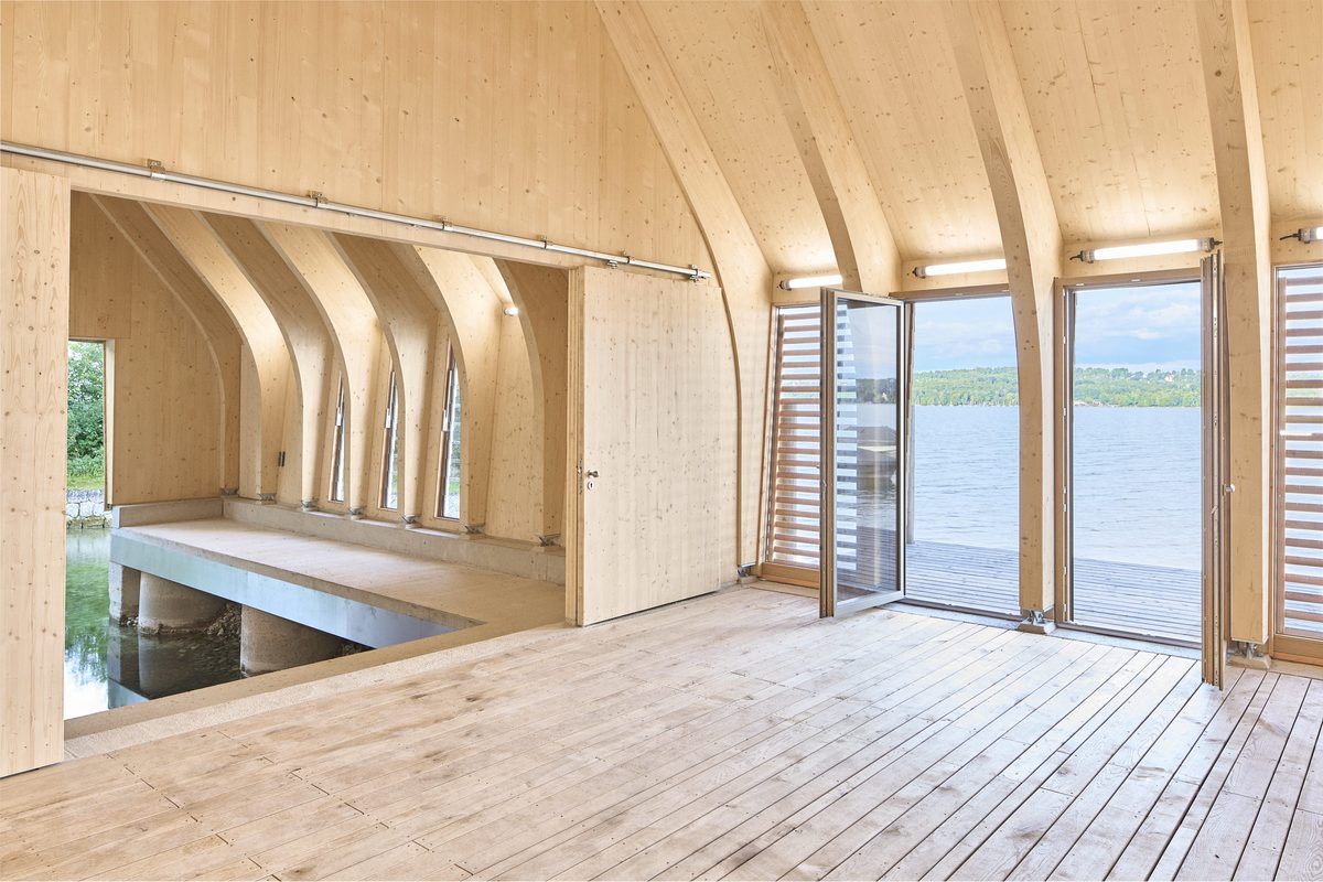 Bootshaus aus Holz
